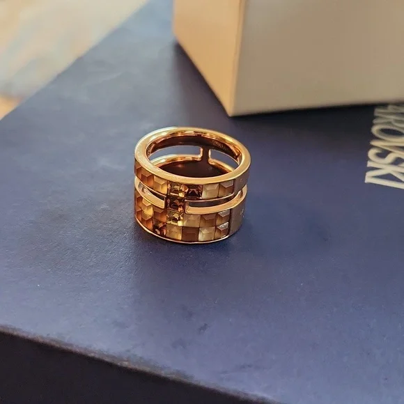 ATELIER  SWAROVSKI cocktail ring size 55, new - Picture 2 of 3